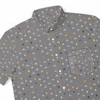 Galactic Droid Registry Hawaiian Shirt with Pocket - Star Wars Button Down Shirt