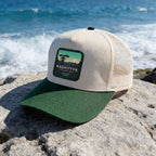 National Park Galactic Leather Mesh Hat - Personalized Trucker Cap