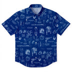 Mandalorian Equipment Blueprint Hawaiian Shirt with Pocket - Star Wars Schematic Button Down Shirt