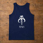 Custom Name in Aurebesh/Mando'a and Galactic Code Tanktop - Personalized Tanktop Front And Back