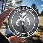 Custom Name In Mando'a/Aurebesh Galactic Challenge Coin - Personalized Commemorative Keepsake Coin
