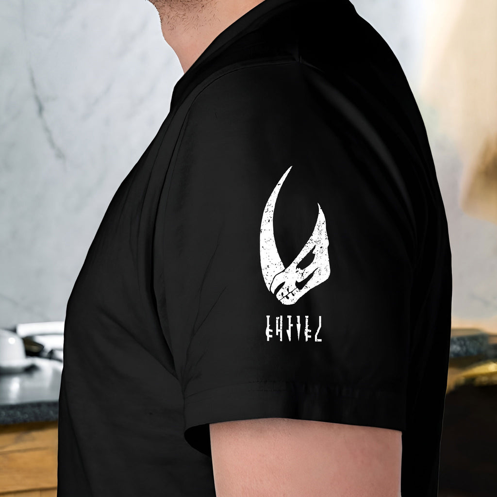 Custom Dadalorian Name in Mando'a Sleeve Printed Shirt - Personalized Shirt and Sleeve