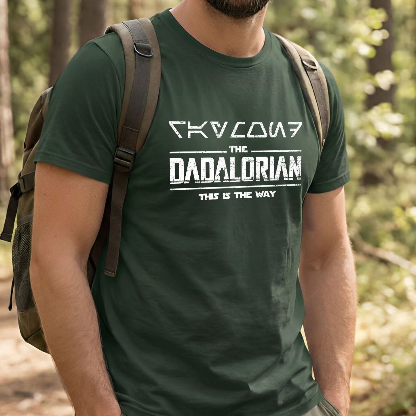 Name In Aurebesh Dadalorian Star Wars Shirt - Personalized Shirt