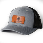 Vintage Aurebesh Galactic Hat - Personalized Leather Patch Hat