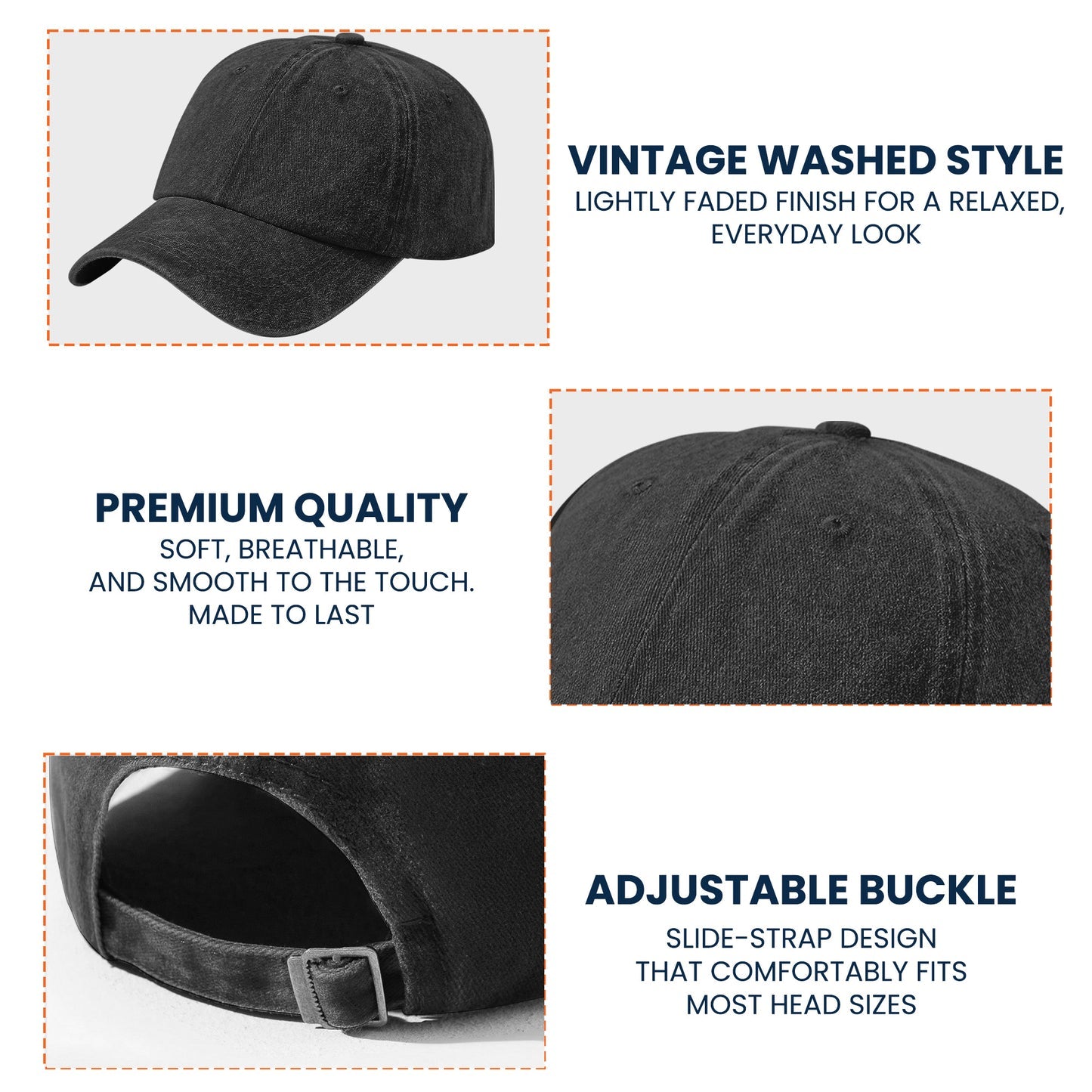 Vintage Aurebesh Star Wars Washed Cap - Personalized Distressed Denim Cap