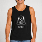 Custom Name in Aurebesh/Mando'a and Star Wars Code Tanktop - Personalized Tanktop Front And Back