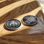 Custom Name In Mando'a/Aurebesh Galactic Challenge Coin - Personalized Commemorative Keepsake Coin