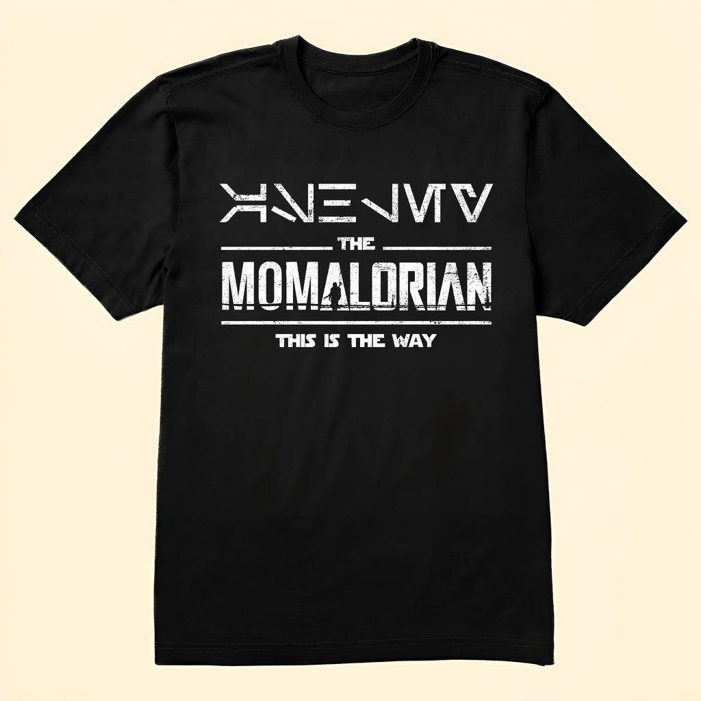 Name In Aurebesh Momalorian Star Wars Shirt - Personalized Shirt
