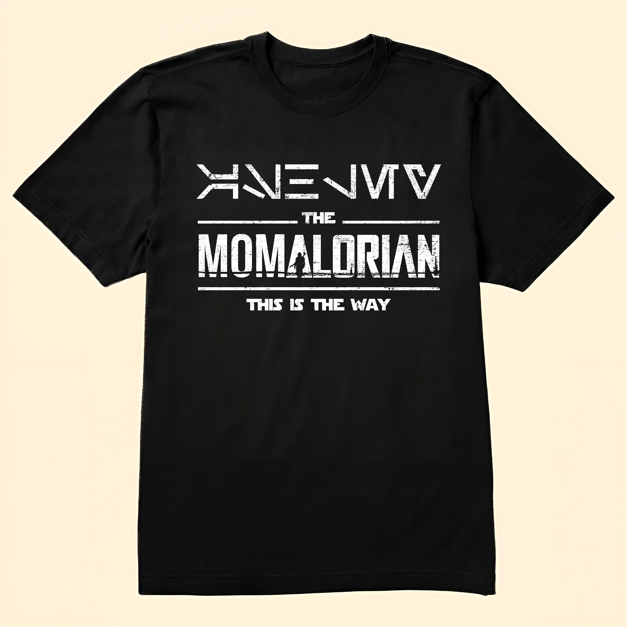 Name In Aurebesh Momalorian Star Wars Shirt - Personalized Shirt