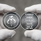 Custom Name In Mando'a/Aurebesh Galactic Challenge Coin - Personalized Commemorative Keepsake Coin