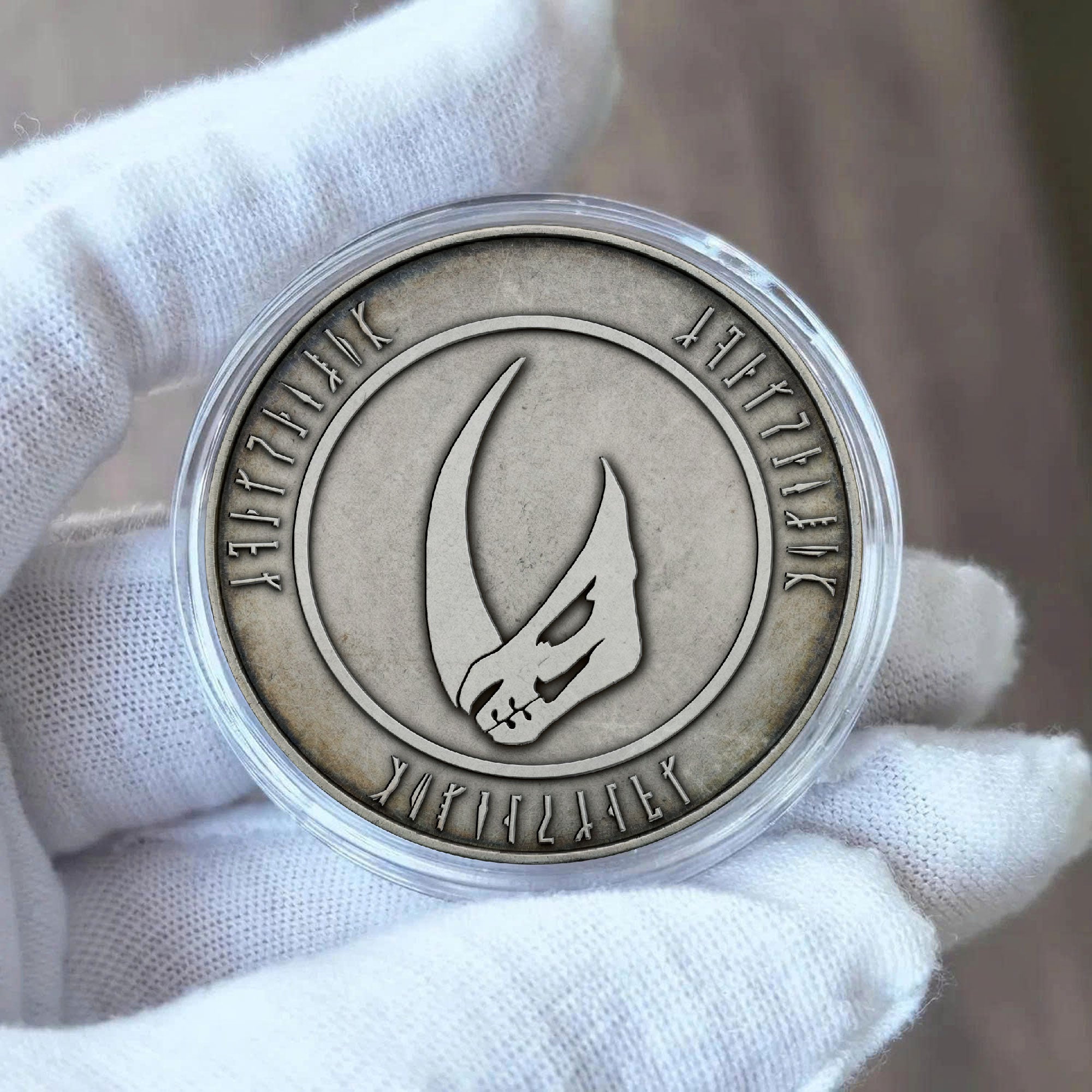 Custom Name In Mando'a Dadalorian Challenge Coin - Personalized Commemorative Keepsake Coin