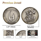 Custom Name In Mando'a Dadalorian Challenge Coin - Personalized Commemorative Keepsake Coin