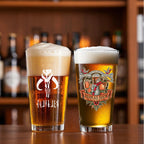 Beskar Brew 16oz Beer Glass - Galactic Personalized Beer Glass