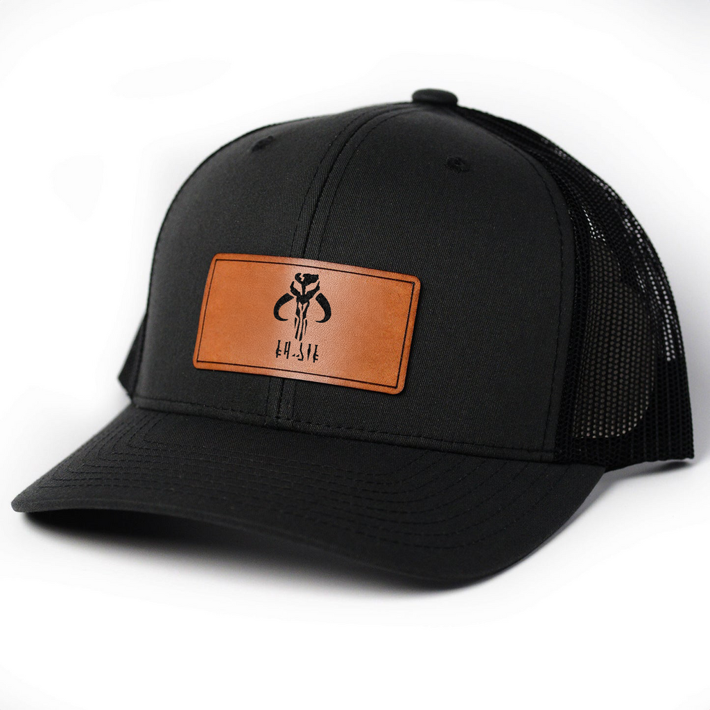 Vintage Aurebesh Star Wars Hat - Personalized Leather Patch Hat