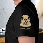 Vader's Brew With Custom Name in Aurebesh/Mando'a Sleeve Printed Shirt - Personalized Shirt and Sleeve