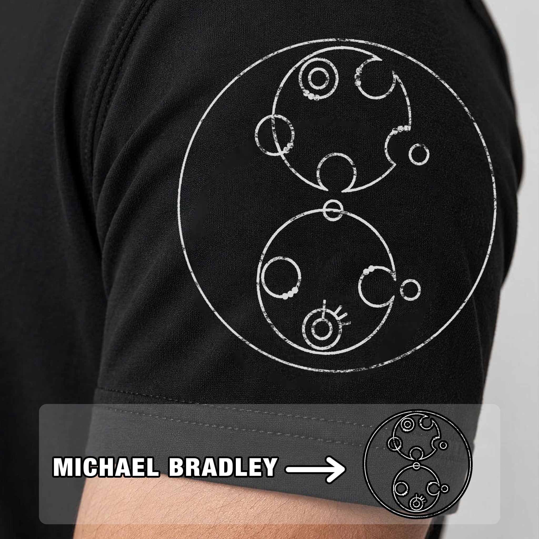 Time Travelers Society With Custom Gallifreyan Name Printed Shirt - Sci-fi Movie Personalized Shirt
