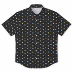 Galactic Droid Registry Hawaiian Shirt with Pocket - Star Wars Button Down Shirt