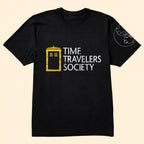 Time Travelers Society With Custom Gallifreyan Name Printed Shirt - Sci-fi Movie Personalized Shirt