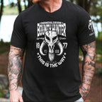 Bounty Hunter With Custom Name in Aurebesh/Mando'a Sleeve Printed Shirt - Personalized Shirt and Sleeve