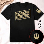 What About The Power Converter With Custom Name in Aurebesh/Mando'a Sleeve Printed Shirt - Personalized Shirt and Sleeve