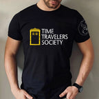 Time Travelers Society With Custom Gallifreyan Name Printed Shirt - Sci-fi Movie Personalized Shirt
