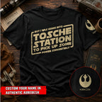 What About The Power Converter With Custom Name in Aurebesh/Mando'a Sleeve Printed Shirt - Personalized Shirt and Sleeve