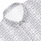 Galactic AT-AT Pattern Hawaiian Shirt with Pocket - Galactic Button Down Shirt