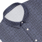 Galactic AT-AT Pattern Hawaiian Shirt with Pocket - Galactic Button Down Shirt