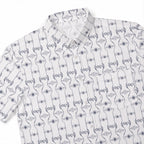 TIE Fighter Fleet Pattern Hawaiian Shirt with Pocket - Galactic Button Down Shirt