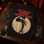 Vintage Cult Horror Movies All-Over-Print Sweatshirt - Unique Vintage Sweatshirt