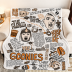 The Goonies Christmas Blanket - Comedy Movie Sherpa Blanket Gift for Fans