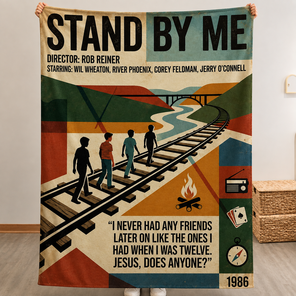 Stand By Me Christmas Blanket - Drama Movie Sherpa Blanket Gift for Fans