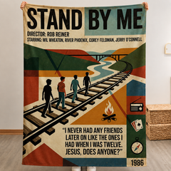 Stand By Me Christmas Blanket - Drama Movie Sherpa Blanket Gift for Fans