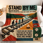 Stand By Me Christmas Blanket - Drama Movie Sherpa Blanket Gift for Fans