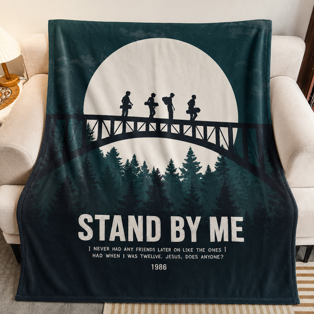 Stand By Me Christmas Blanket - Drama Movie Sherpa Blanket Gift for Fans