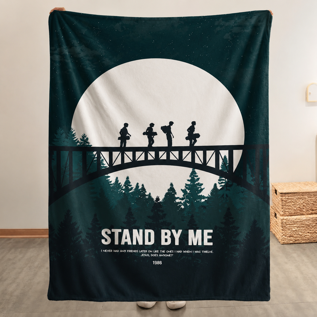 Stand By Me Christmas Blanket - Drama Movie Sherpa Blanket Gift for Fans