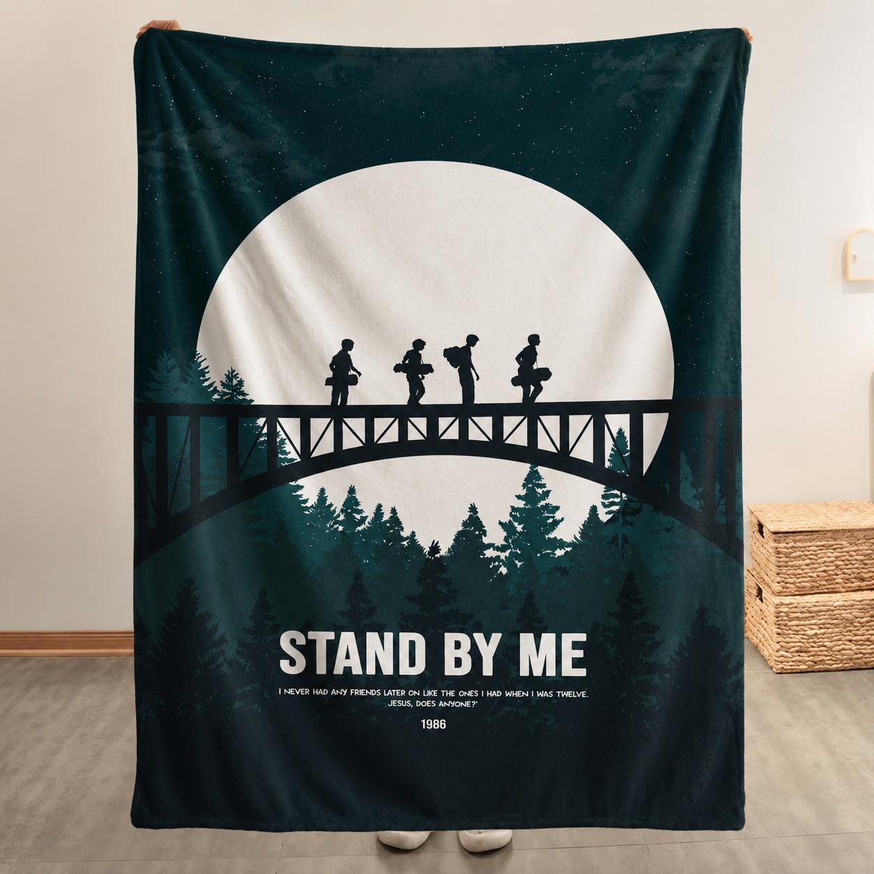 Stand By Me Christmas Blanket - Drama Movie Sherpa Blanket Gift for Fans