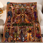 The Big Lebowski Christmas Blanket - Crime Comedy Movie Sherpa Blanket Gift for Fans