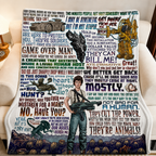 Aliens 1986 Not Bad For A Human Christmas Blanket - Horror Sci-fi Movie Sherpa Blanket Gift for Fans