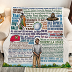 Caddyshack Cinderella Story Christmas Blanket - Comedy Movie Sherpa Blanket Gift for Fans