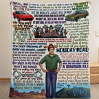 National Lampoon's Vacation Christmas Blanket - Romance Comedy Movie Sherpa Blanket Gift for Fans