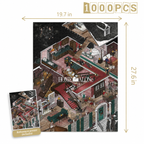 Home Alone Isometric 1000 Pieces Puzzle - Movie Isometric Puzzle Gift