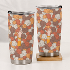 Tribbles Star Funny 20Oz Tumbler - Sci-fi Movie Funny Stainless Steel Tumbler with Lid and Straw