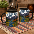 Brokedown Palace Lyrics Art Accent Mug - Song Typography Edge-to-Edge Printed Two-Tone Mug