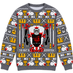Tis But A Scratch Black Knight Ugly Christmas Sweater - Monty Python Vintage Gift For Fans