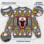 Tis But A Scratch Black Knight Ugly Christmas Sweater - Monty Python Vintage Gift For Fans