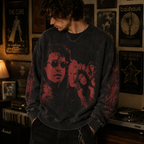 Vintage Lost Boys Horror Movies All-Over-Print Sweatshirt - Cult Movies Vintage Sweatshirt