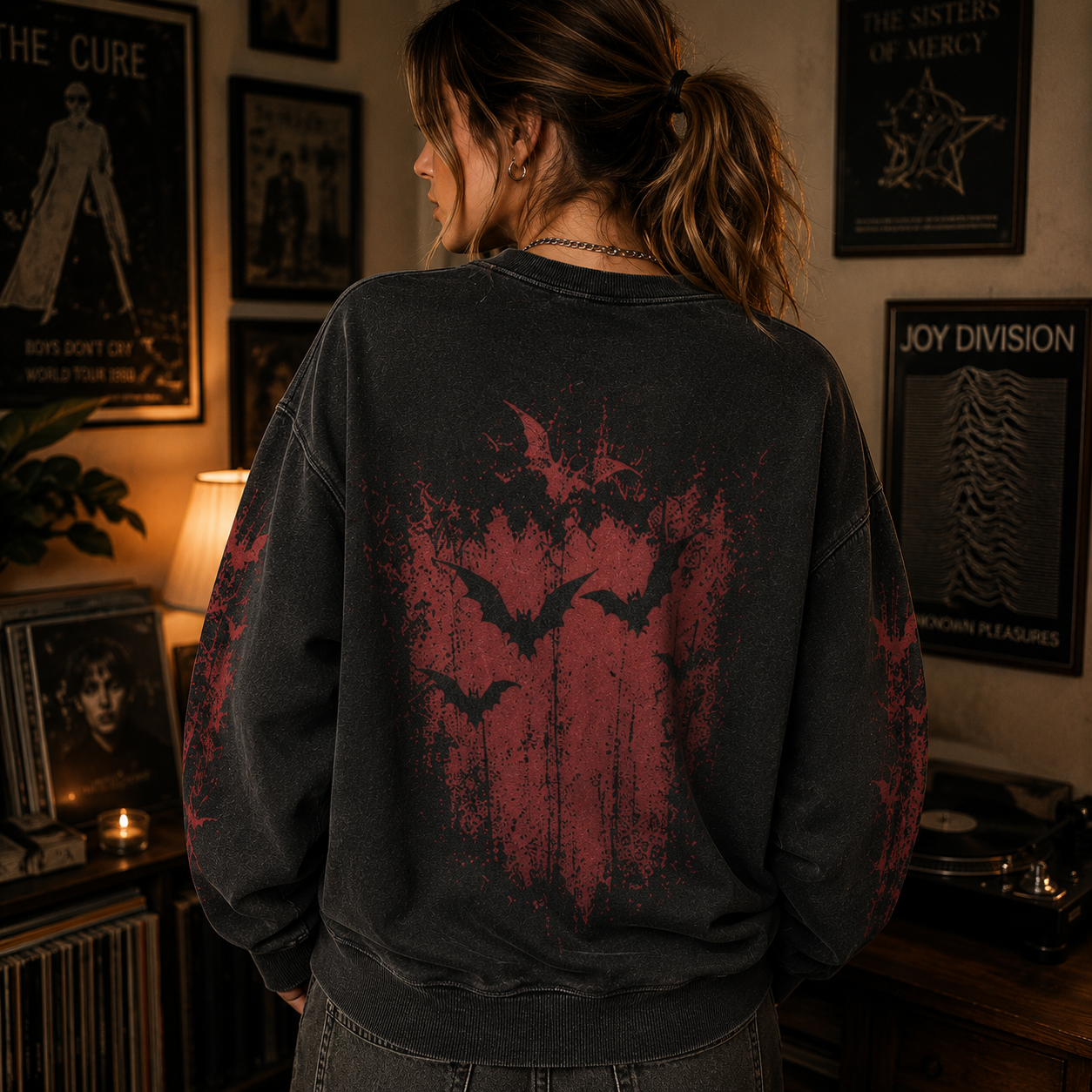 Vintage Lost Boys Horror Movies All-Over-Print Sweatshirt - Cult Movies Vintage Sweatshirt