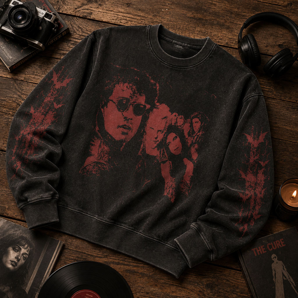 Vintage Lost Boys Horror Movies All-Over-Print Sweatshirt - Cult Movies Vintage Sweatshirt
