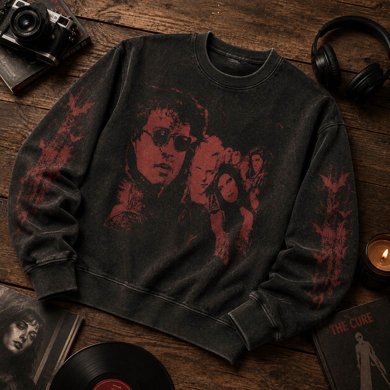 Vintage Lost Boys Horror Movies All-Over-Print Sweatshirt - Cult Movies Vintage Sweatshirt